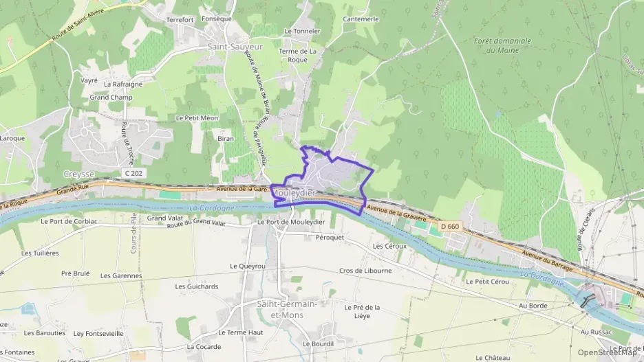 Appartement 40 m² trois pièces à vendre à Mouleydier Appartement 40 m² trois pièces à vendre à Mouleydier