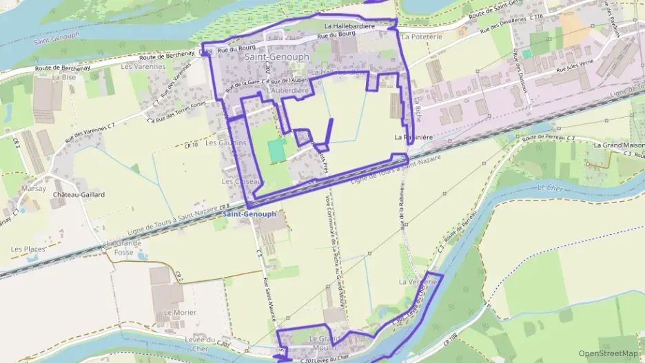 Appartement 100 m² quatre pièces à vendre à Saint-Genouph Appartement 100 m² quatre pièces à vendre à Saint-Genouph