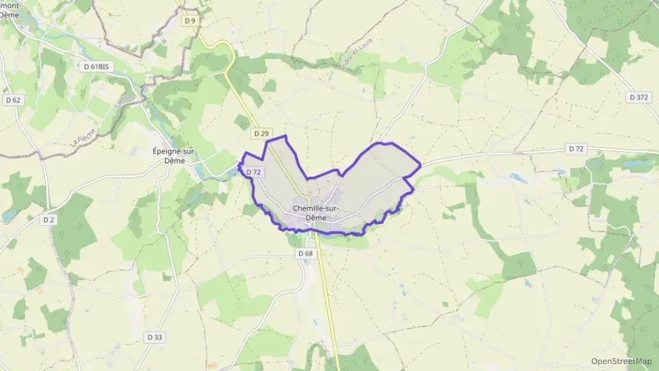 Appartement 37 m² deux pieces à vendre à Chemillé-sur-Dême