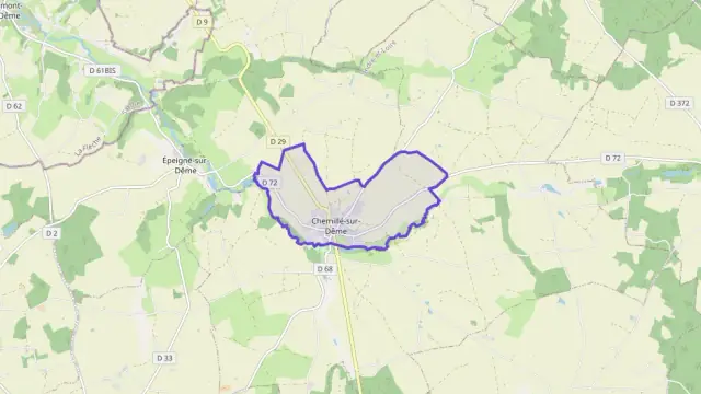 Appartement 37 m² deux pieces à vendre à Chemillé-sur-Dême