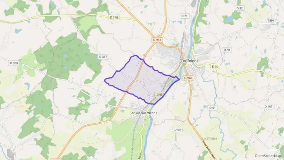 Appartement 49 m² trois pièces à vendre à Ansac-sur-Vienne