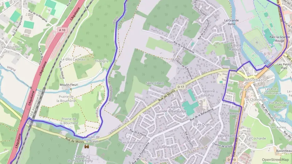 Appartement 44 m² deux pieces à vendre à Montbazon