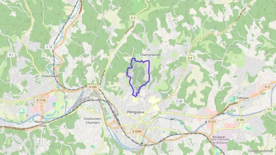 Appartement 25 m² une piece à vendre à Champcevinel