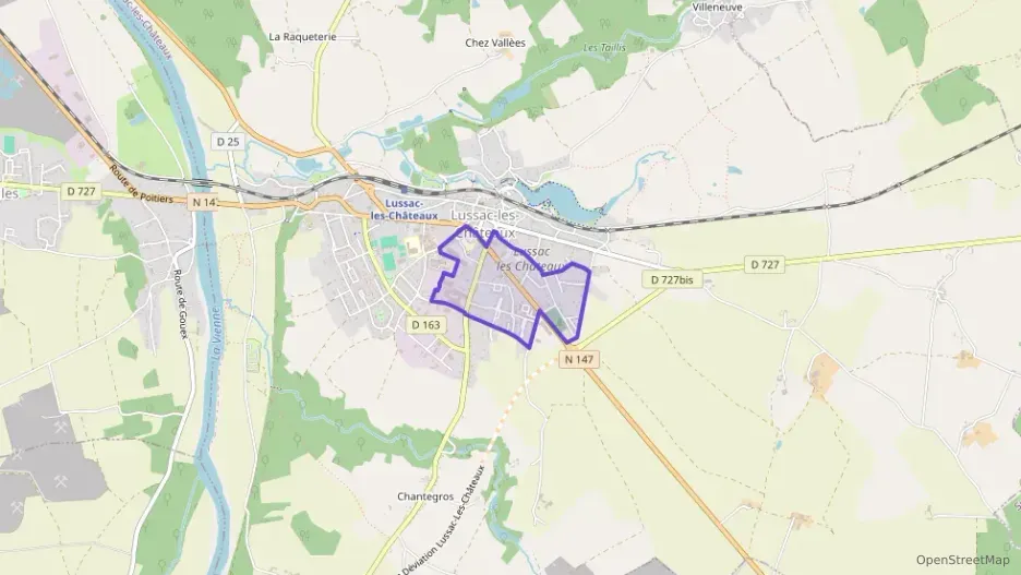 Appartement 60 m² trois pièces à vendre à Lussac-les-Châteaux