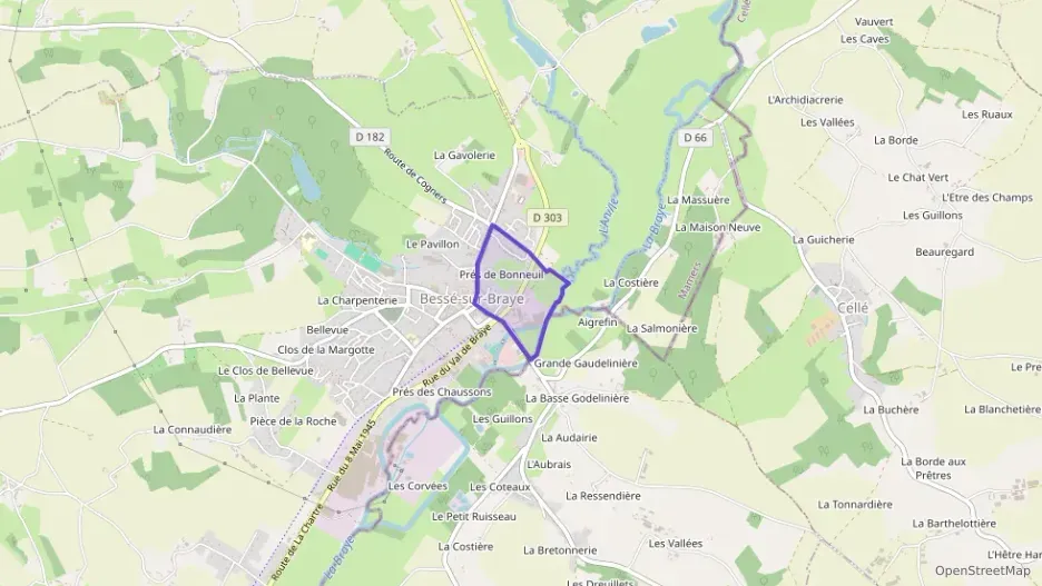 Appartement 36 m² deux pieces à vendre à Bessé-sur-Braye