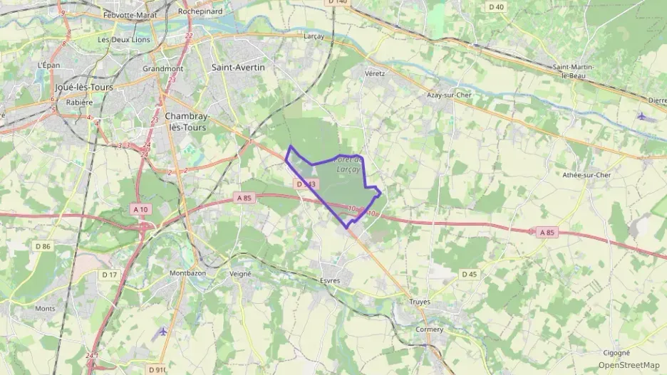 Appartement 72 m² quatre pièces à vendre à Esvres Appartement 72 m² quatre pièces à vendre à Esvres