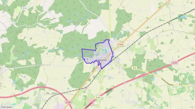 Appartement 63 m² trois pièces à vendre à Monnaie