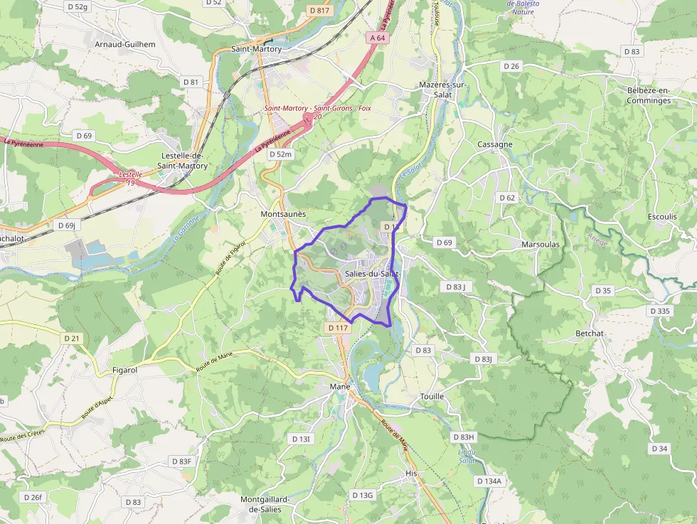 Appartement 60 m² trois pièces à vendre à Salies-du-Salat