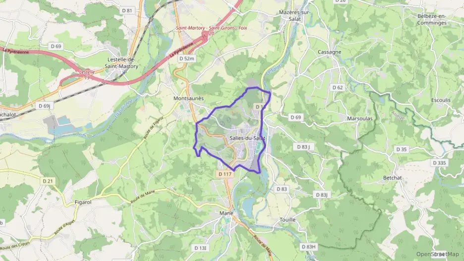 Appartement 58 m² deux pieces à vendre à Salies-du-Salat