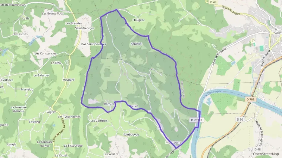 Appartement 80 m² trois pièces à vendre à Coux et Bigaroque-Mouzens