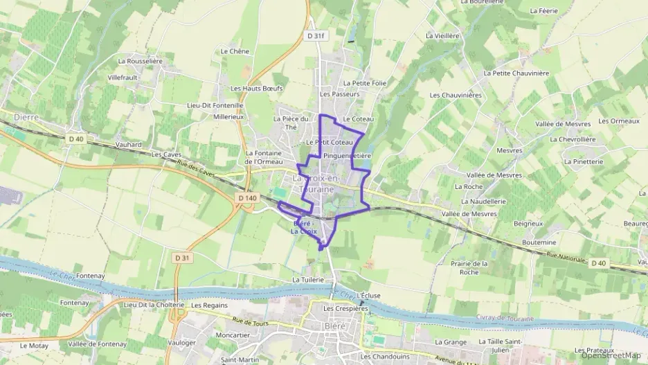 Appartement 80 m² quatre pièces à vendre à La Croix-en-Touraine