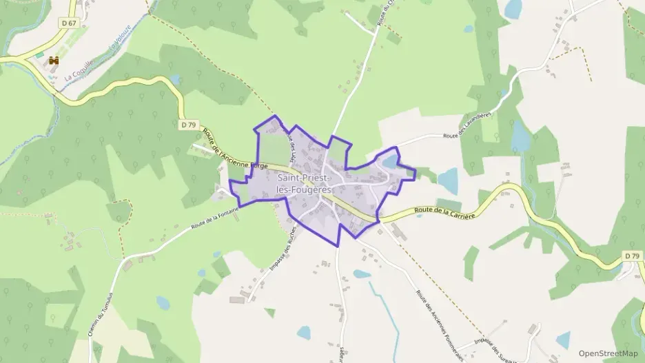 Appartement 49 m² deux pieces à vendre à Saint-Priest-les-Fougères