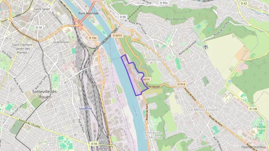 Appartement 80 m² quatre pièces à vendre à Amfreville-la-Mi-Voie