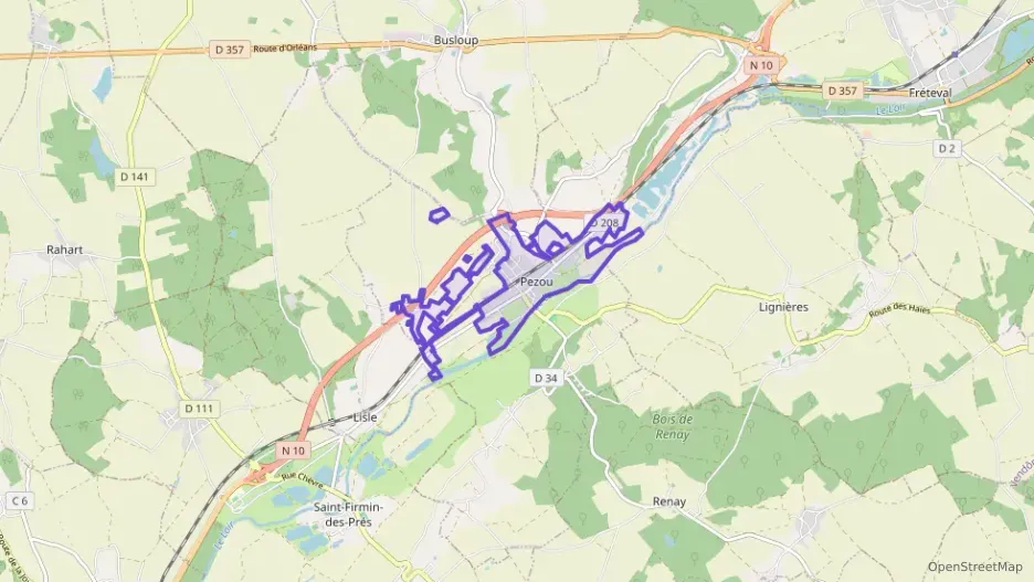 Appartement 54 m² deux pieces à vendre à Pezou Appartement 54 m² deux pieces à vendre à Pezou