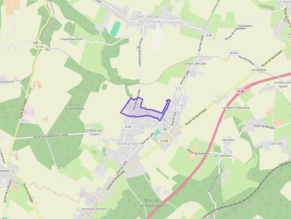 Appartement 88 m² quatre pièces à vendre à Quincampoix