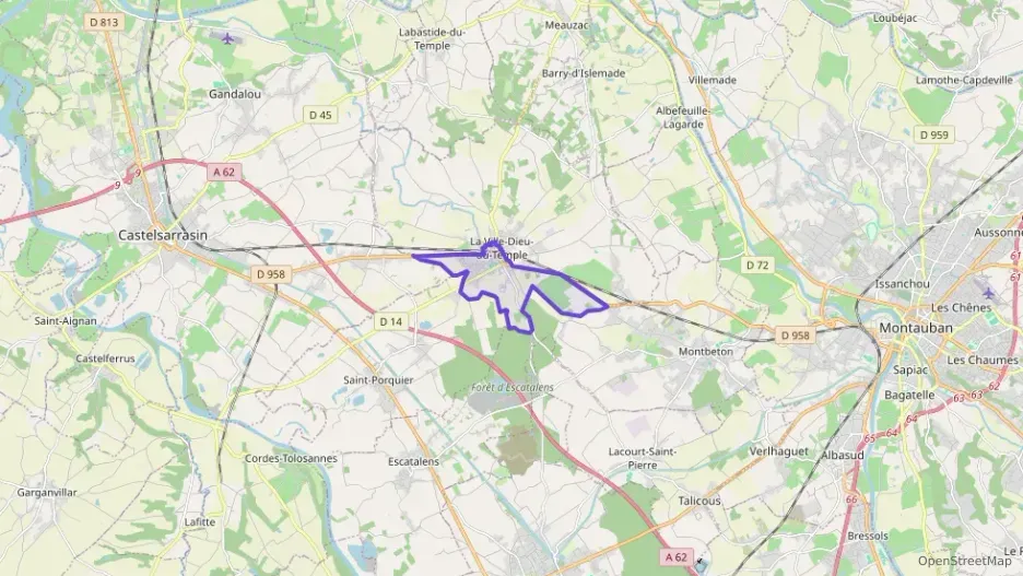 Appartement 48 m² deux pieces à vendre à La Ville-Dieu-du-Temple