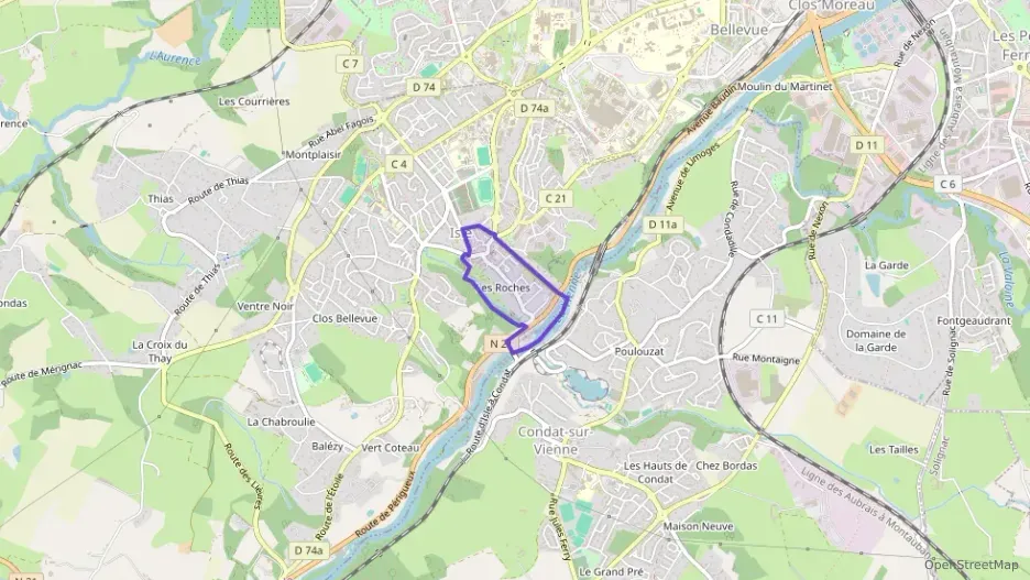 Appartement 83 m² trois pièces à vendre à Isle