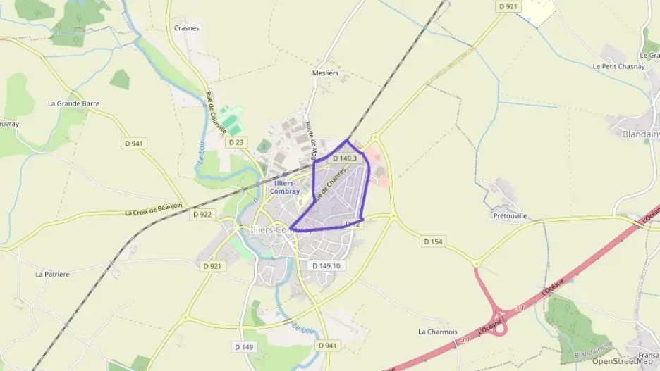 Appartement 60 m² trois pièces à vendre à Illiers-Combray Appartement 60 m² trois pièces à vendre à Illiers-Combray