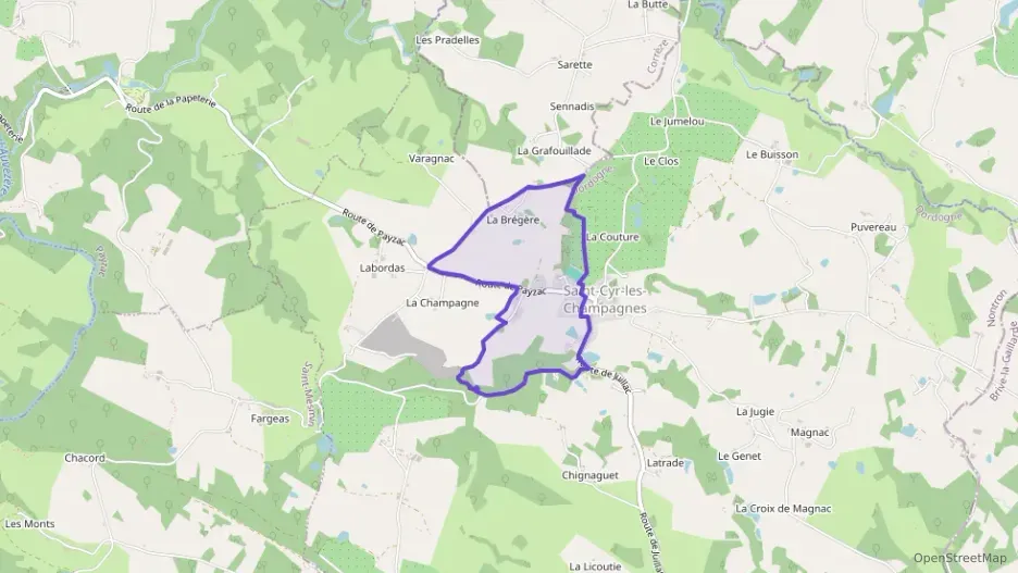 Appartement 36 m² deux pieces à vendre à Saint-Cyr-les-Champagnes Appartement 36 m² deux pieces à vendre à Saint-Cyr-les-Champagnes