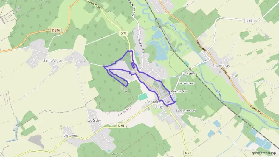 Appartement 70 m² deux pieces à vendre à Fontaine-sous-Jouy Appartement 70 m² deux pieces à vendre à Fontaine-sous-Jouy