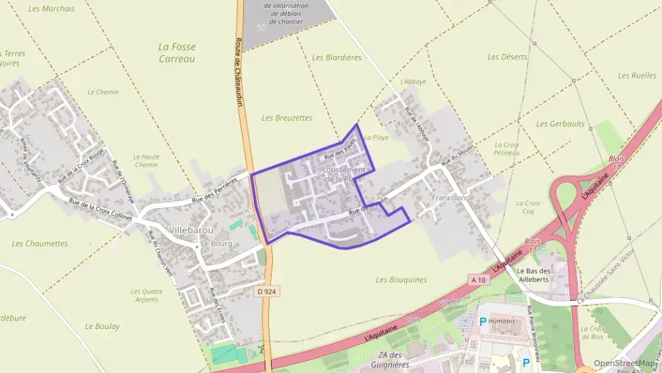 Appartement 45 m² deux pieces à vendre à Villebarou Appartement 45 m² deux pieces à vendre à Villebarou