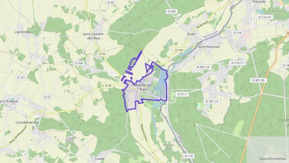 Appartement 70 m² trois pièces à vendre à Marcilly-sur-Eure