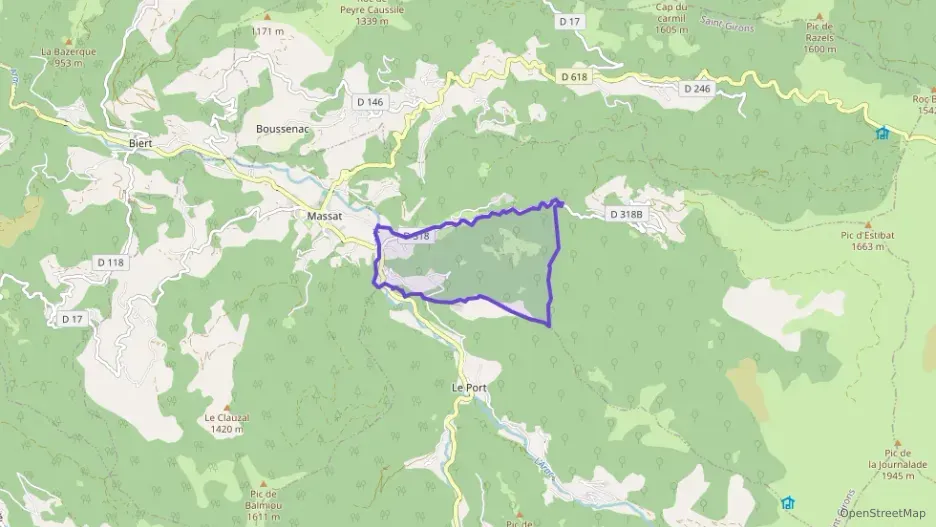 Appartement 50 m² deux pieces à vendre à Massat Appartement 50 m² deux pieces à vendre à Massat