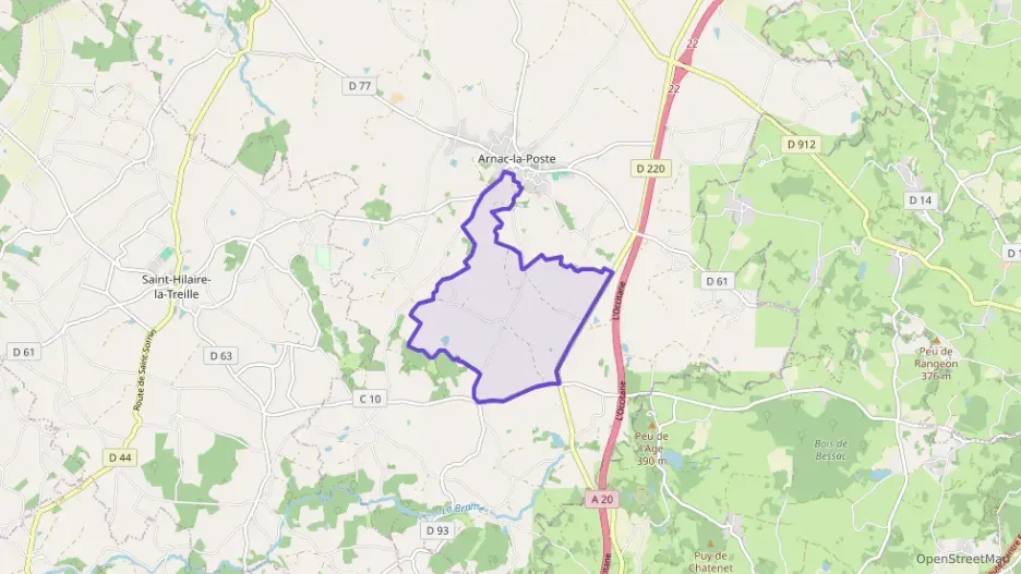 Appartement 52 m² deux pieces à vendre à Arnac-la-Poste