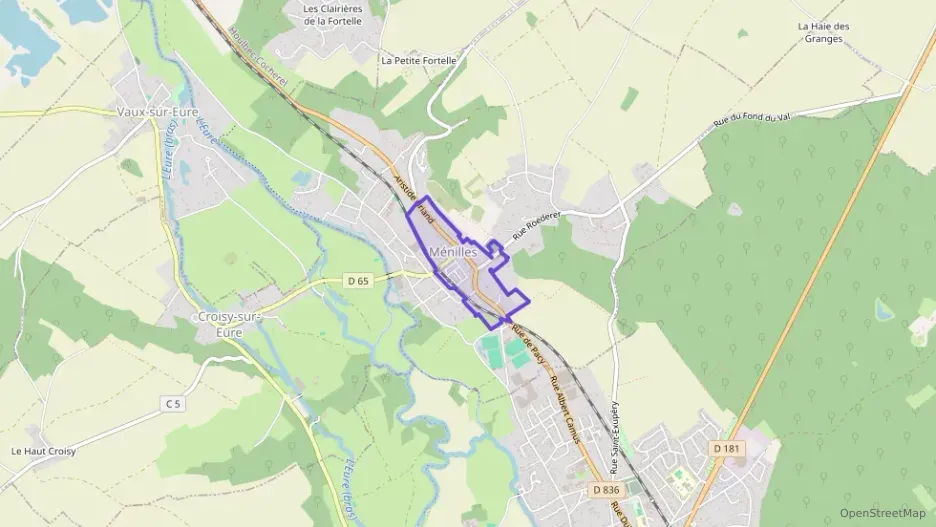 Appartement 70 m² trois pièces à vendre à Ménilles Appartement 70 m² trois pièces à vendre à Ménilles