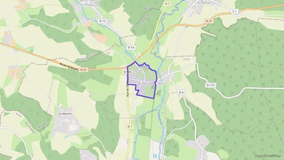 Appartement 37 m² deux pieces à vendre à Vascœuil Appartement 37 m² deux pieces à vendre à Vascœuil