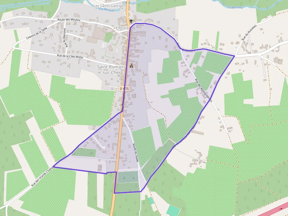 Appartement 60 m² quatre pièces à vendre à Saint-Romain-sur-Cher