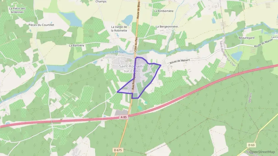 Appartement 60 m² quatre pièces à vendre à Saint-Romain-sur-Cher