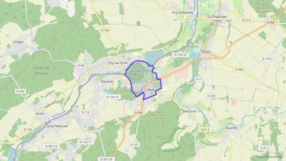 Appartement 60 m² trois pièces à vendre à Anet