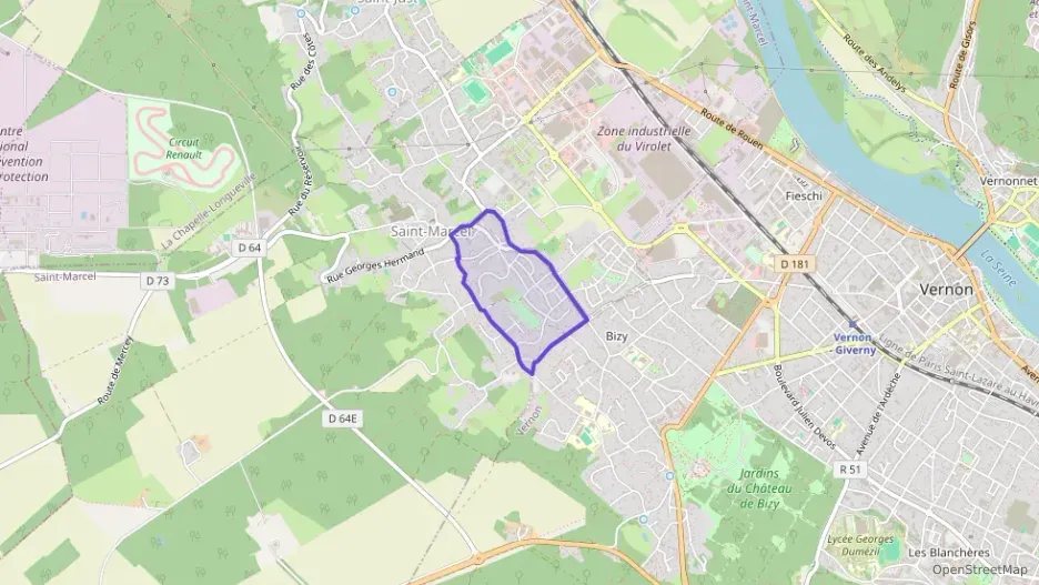 Appartement 71 m² quatre pièces à vendre à Saint-Marcel