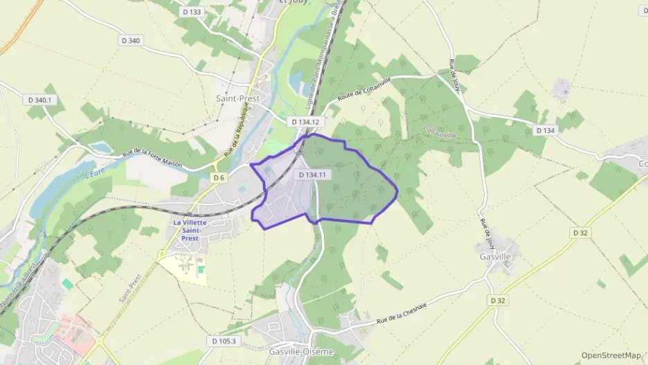 Appartement 62 m² trois pièces à vendre à Saint-Prest