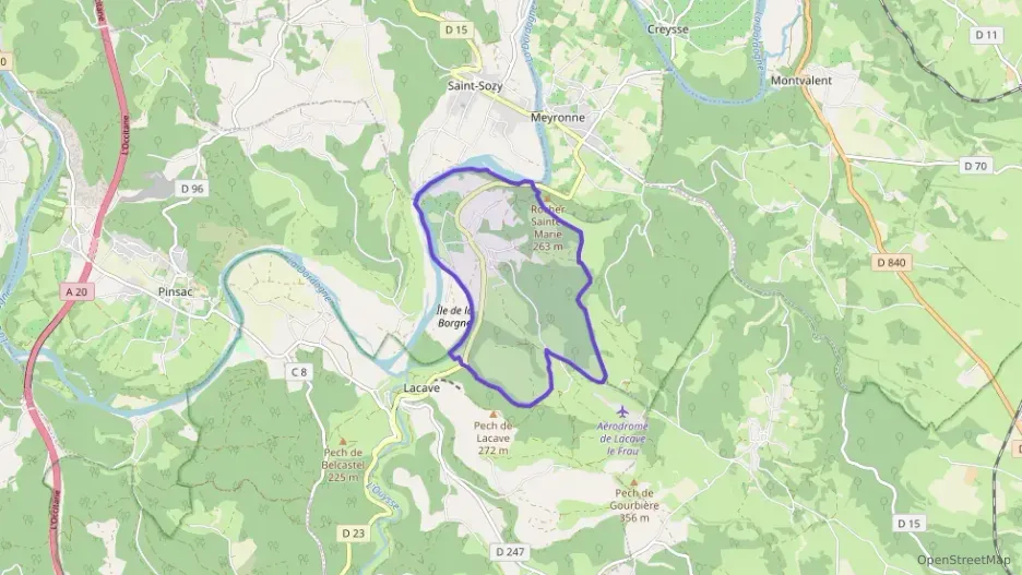 Appartement 72 m² trois pièces à vendre à Lacave Appartement 72 m² trois pièces à vendre à Lacave