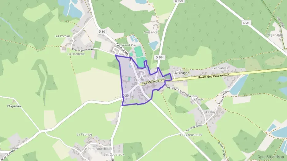 Appartement 40 m² deux pieces à vendre à Luant Appartement 40 m² deux pieces à vendre à Luant