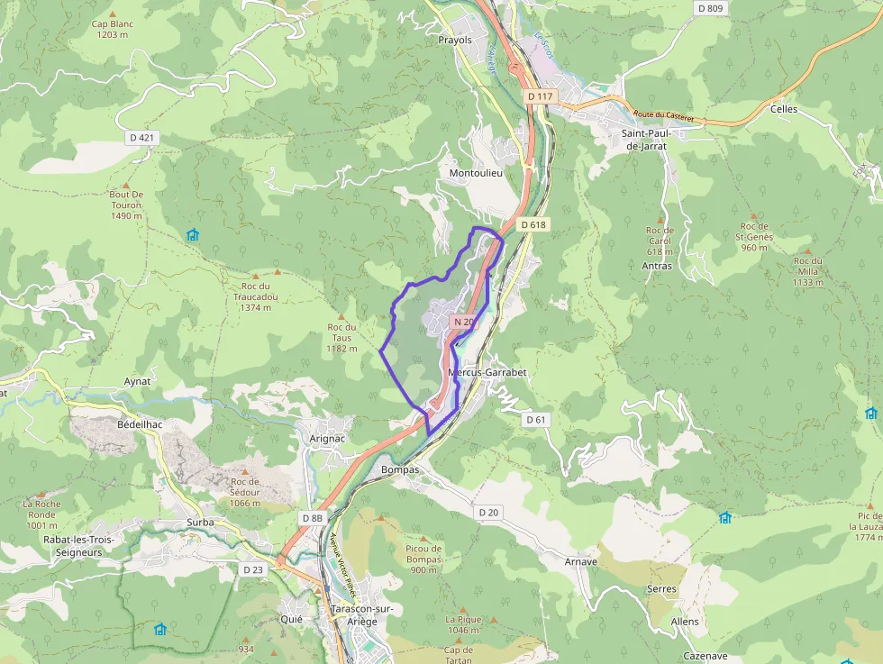Appartement 35 m² deux pieces à vendre à Mercus-Garrabet