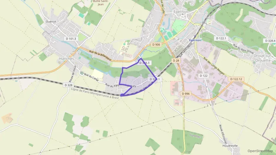 Appartement 63 m² quatre pièces à vendre à Hanches Appartement 63 m² quatre pièces à vendre à Hanches