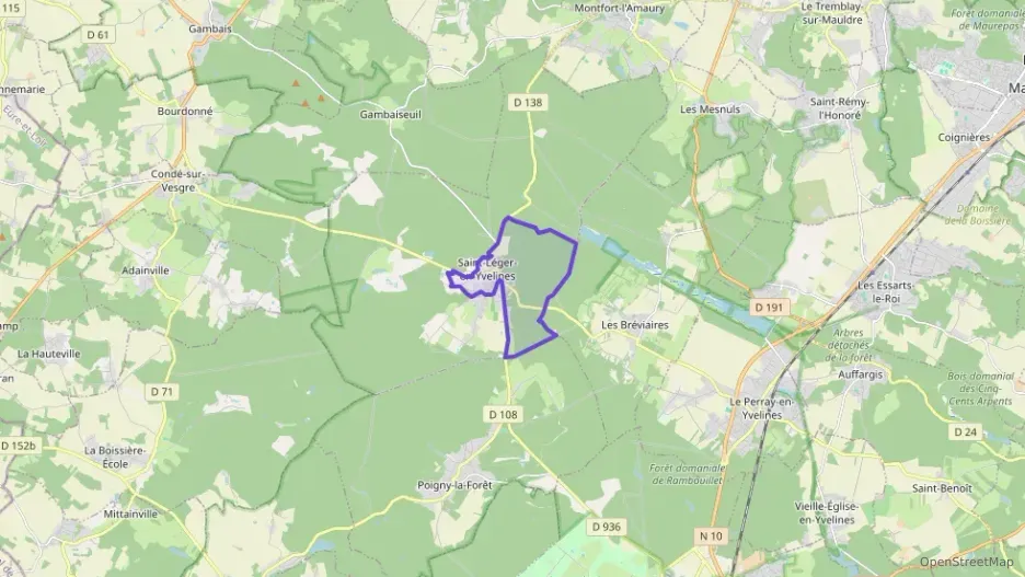 Appartement 54 m² trois pièces à vendre à Saint-Léger-en-Yvelines