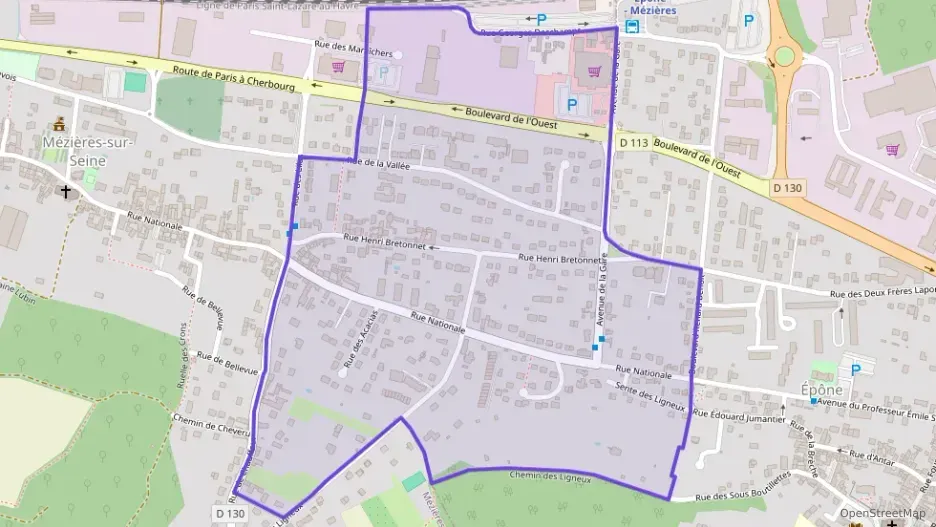 Appartement 51 m² trois pièces à vendre à Mézières-sur-Seine Appartement 51 m² trois pièces à vendre à Mézières-sur-Seine