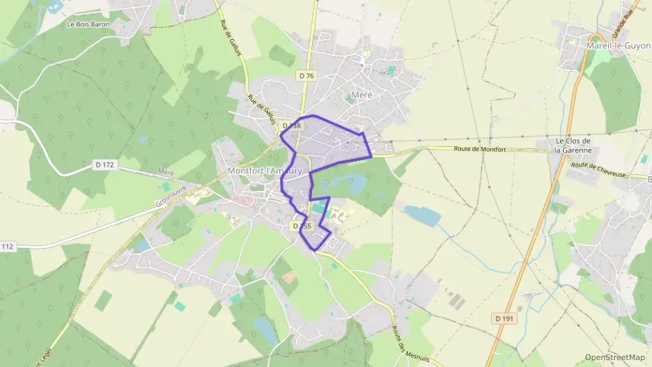 Appartement 63 m² trois pièces à vendre à Montfort-l`Amaury