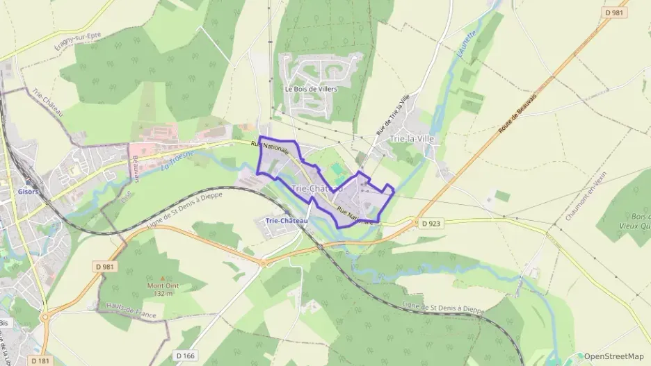 Appartement 60 m² trois pièces à vendre à Trie-Château