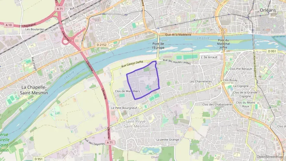 Appartement 57 m² trois pièces à vendre à Saint-Pryvé-Saint-Mesmin Appartement 57 m² trois pièces à vendre à Saint-Pryvé-Saint-Mesmin