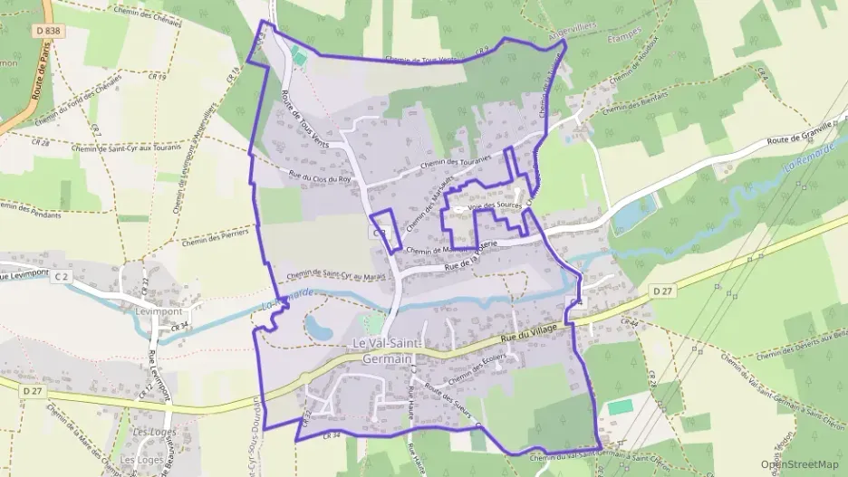 Appartement 50 m² trois pièces à vendre à Le Val-Saint-Germain Appartement 50 m² trois pièces à vendre à Le Val-Saint-Germain