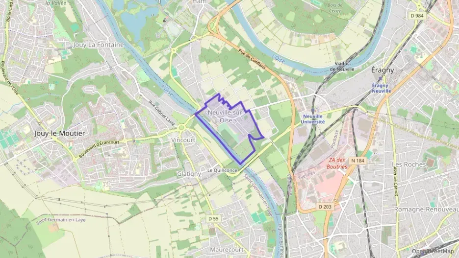 Appartement 46 m² deux pieces à vendre à Neuville-sur-Oise