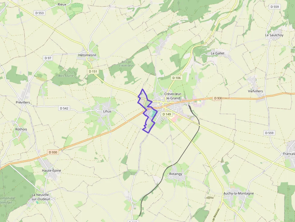 Appartement 51 m² trois pièces à vendre à Crèvecœur-le-Grand