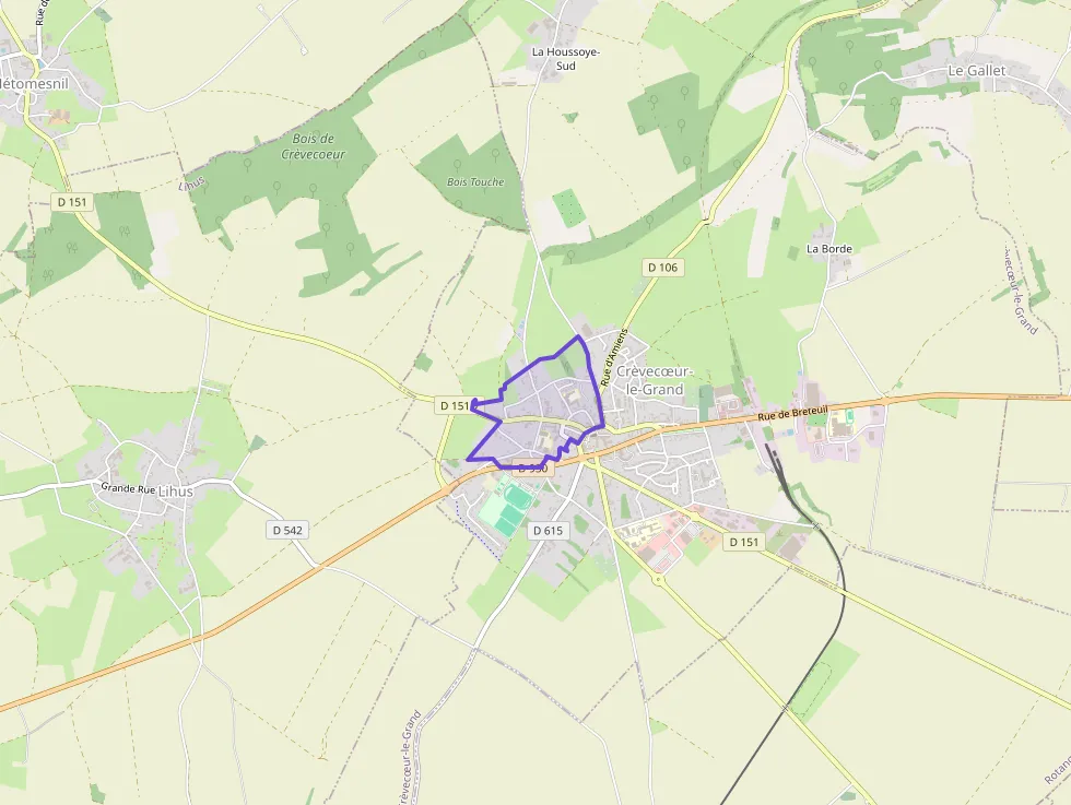 Appartement 60 m² deux pieces à vendre à Crèvecœur-le-Grand