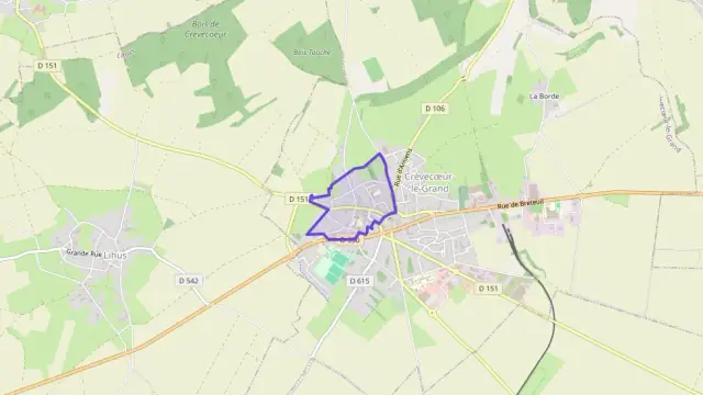 Appartement 60 m² deux pieces à vendre à Crèvecœur-le-Grand