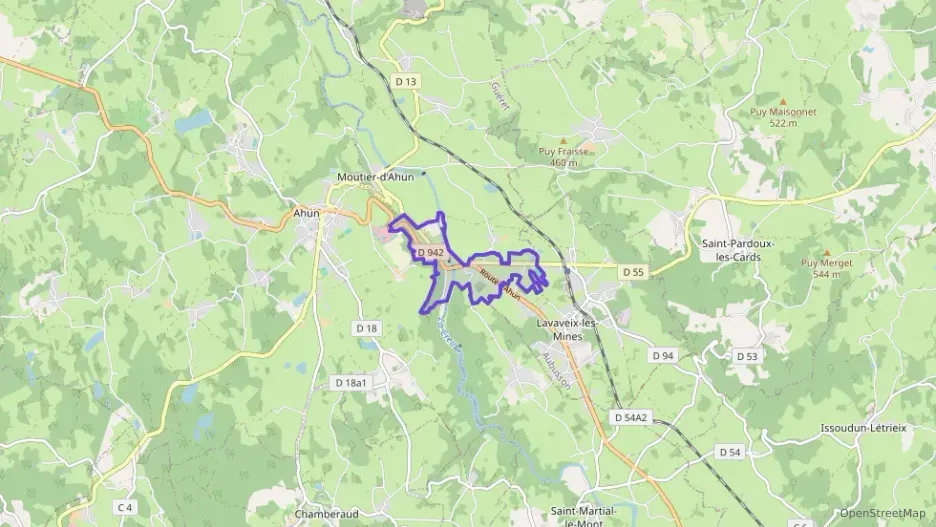 Appartement 54 m² deux pieces à vendre à Moutier-d`Ahun